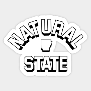 Arched Natural State Sticker